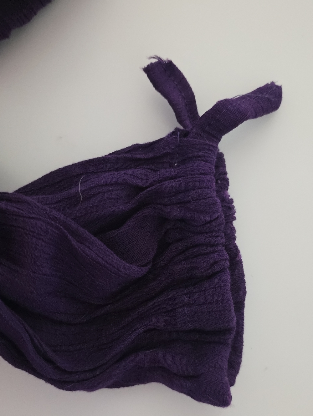 Purple Women's Elastic-Waist Gauze Pants - Picture 2 of 2